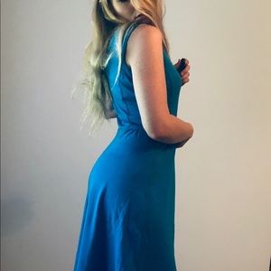 Blue Cotton Dress (size S)